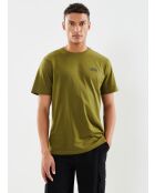 T-shirt simple Dome vert olive