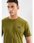 T-shirt simple Dome vert olive