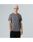 T-shirt Dome gris chiné moyen