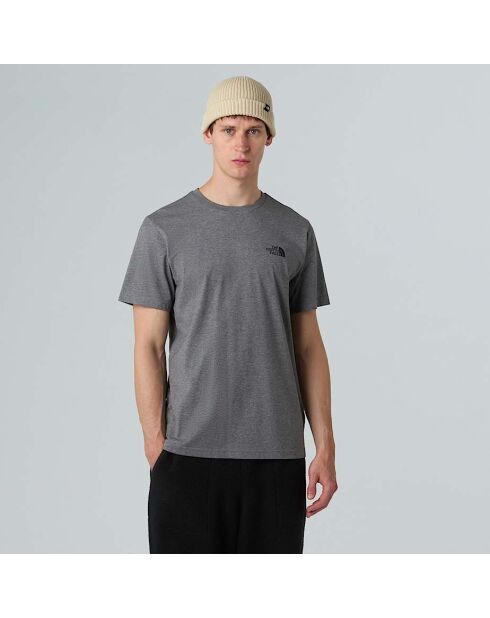T-shirt Dome gris chiné moyen