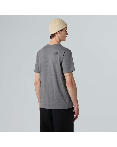 T-shirt Dome gris chiné moyen
