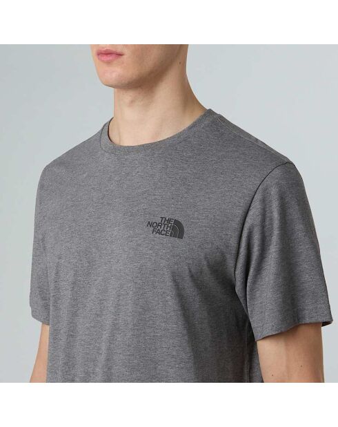 T-shirt Dome gris chiné moyen