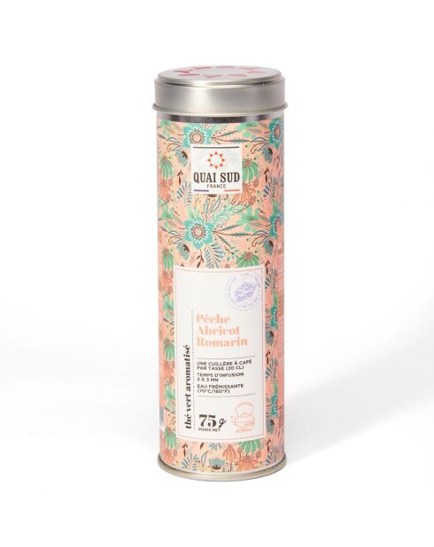 Thé vert Pêche Abricot Romarin - 65g