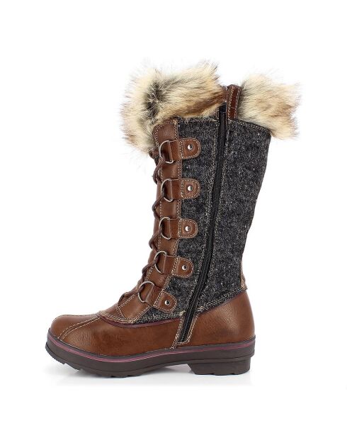 Bottes de neige CAPUCINE marron