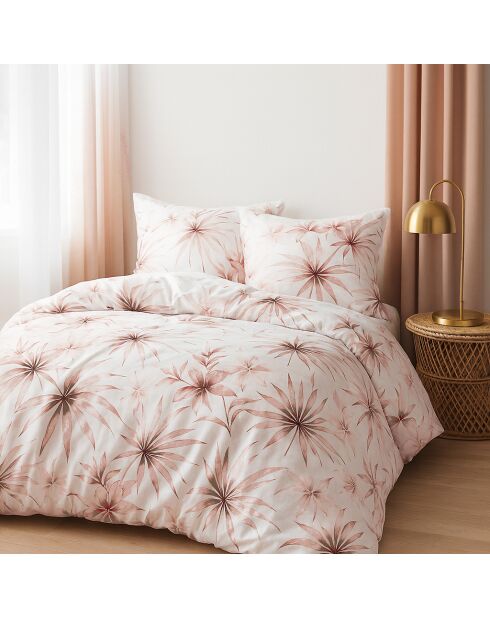 Parure housse de couette 100% Percale de Coton blanche