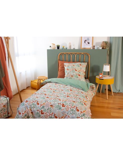 Parure housse de couette en Coton multicolore