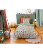 Parure housse de couette en Coton multicolore