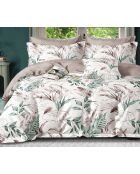 Parure housse de couette 100% Percale de Coton blanche