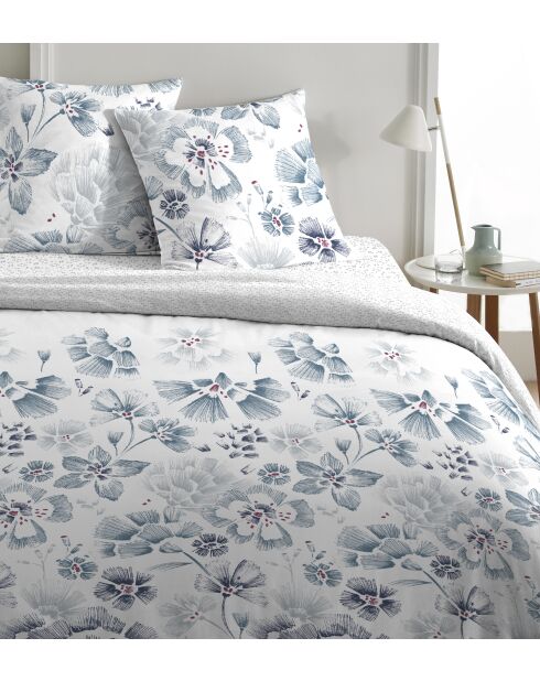 Parure housse de couette 100% Percale de Coton ambre