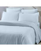 Funda de edredón azul de franela 100% algodón