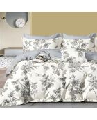 Parure housse de couette en Coton écrue