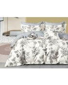 Parure housse de couette en Coton écrue