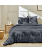 Bettwäsche-Set aus 100% Baumwolle in Jeansblau