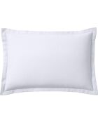 Taie d'oreiller 100% Flanelle de Coton blanche