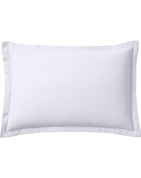 Taie d'oreiller 100% Flanelle de Coton blanche