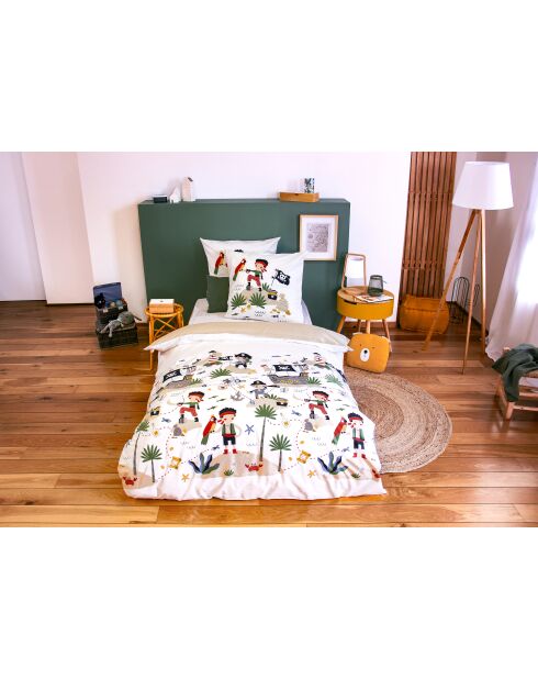 Parure housse de couette en Coton multicolore