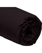 Drap housse 100% Percale de Coton noir