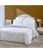 Housse de couette 100% Flanelle de Coton blanche