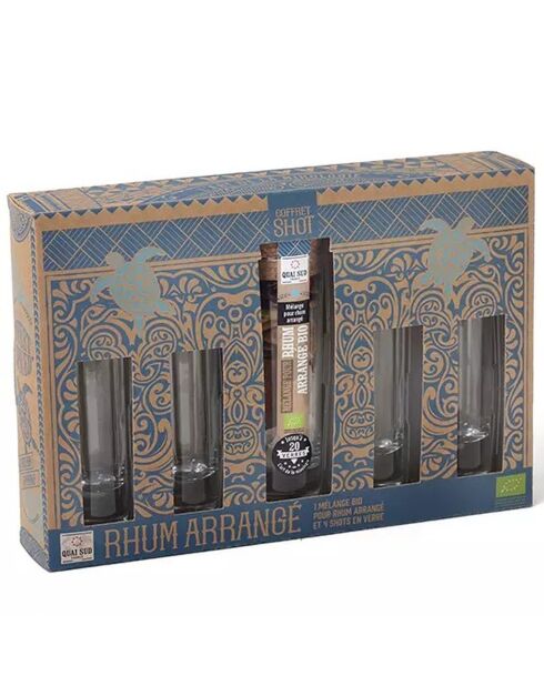 Coffret Shot pour Rhum Arrangé Bio