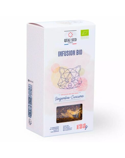 Infusion Bio Gingembre Curcuma - 125g