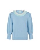 Jersey con cuello de tul