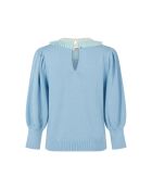 Jersey con cuello de tul