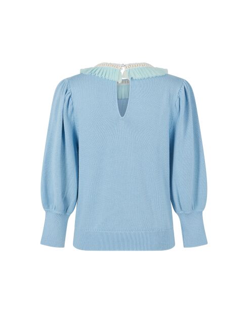 Jersey con cuello de tul