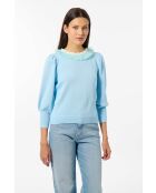 Jersey con cuello de tul