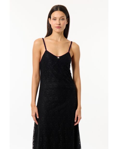 Robe à bretelles Roseline noire