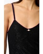 Robe à bretelles Roseline noire