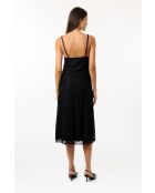 Robe à bretelles Roseline noire