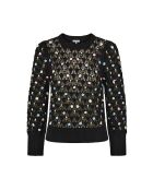 Jersey negro georgette