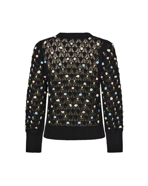 Jersey negro georgette