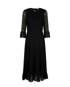 Roseline schwarzes Kleid