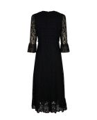 Roseline schwarzes Kleid