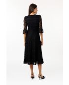 Roseline schwarzes Kleid