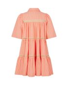 Bbdoll roze jurk met seersucker