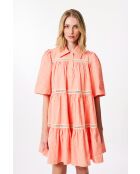 Bbdoll roze jurk met seersucker