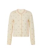 Cárdigan Marcelle con estampado en color crudo