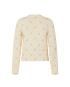 Cárdigan Marcelle con estampado en color crudo