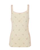 Canotta Marcelle con stampa ecru