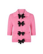 Top rosa in maglia Froufrou