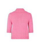 Top rosa in maglia Froufrou