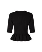Cardigan estivo nero Petite Côte