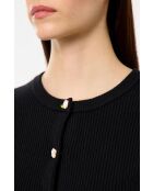Cardigan estivo nero Petite Côte