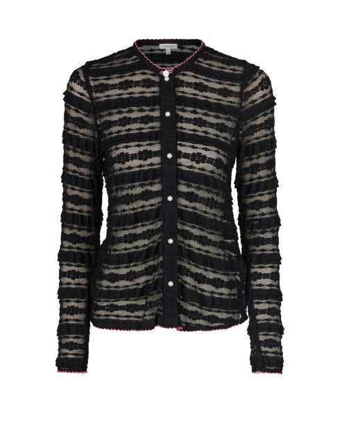 Roseline schwarze Spitzenjacke