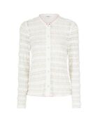 Cardigan Roseline in pizzo bianco