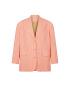 Giacca in seersucker rosa