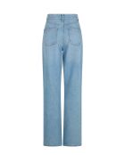 Blaue Basic-Denim-Jeans