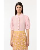 Camicia rosa setosa rosa